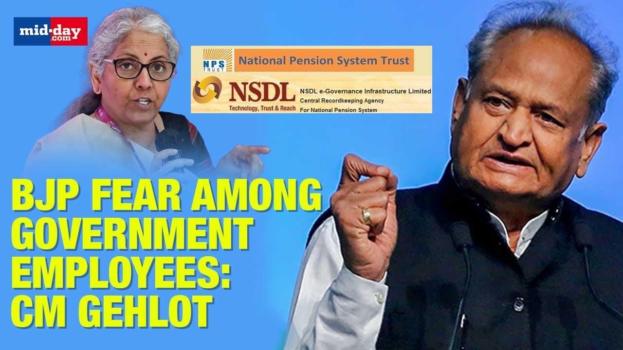Ashok Gehlot Criticises Finance Minister Over The New Pension Scheme